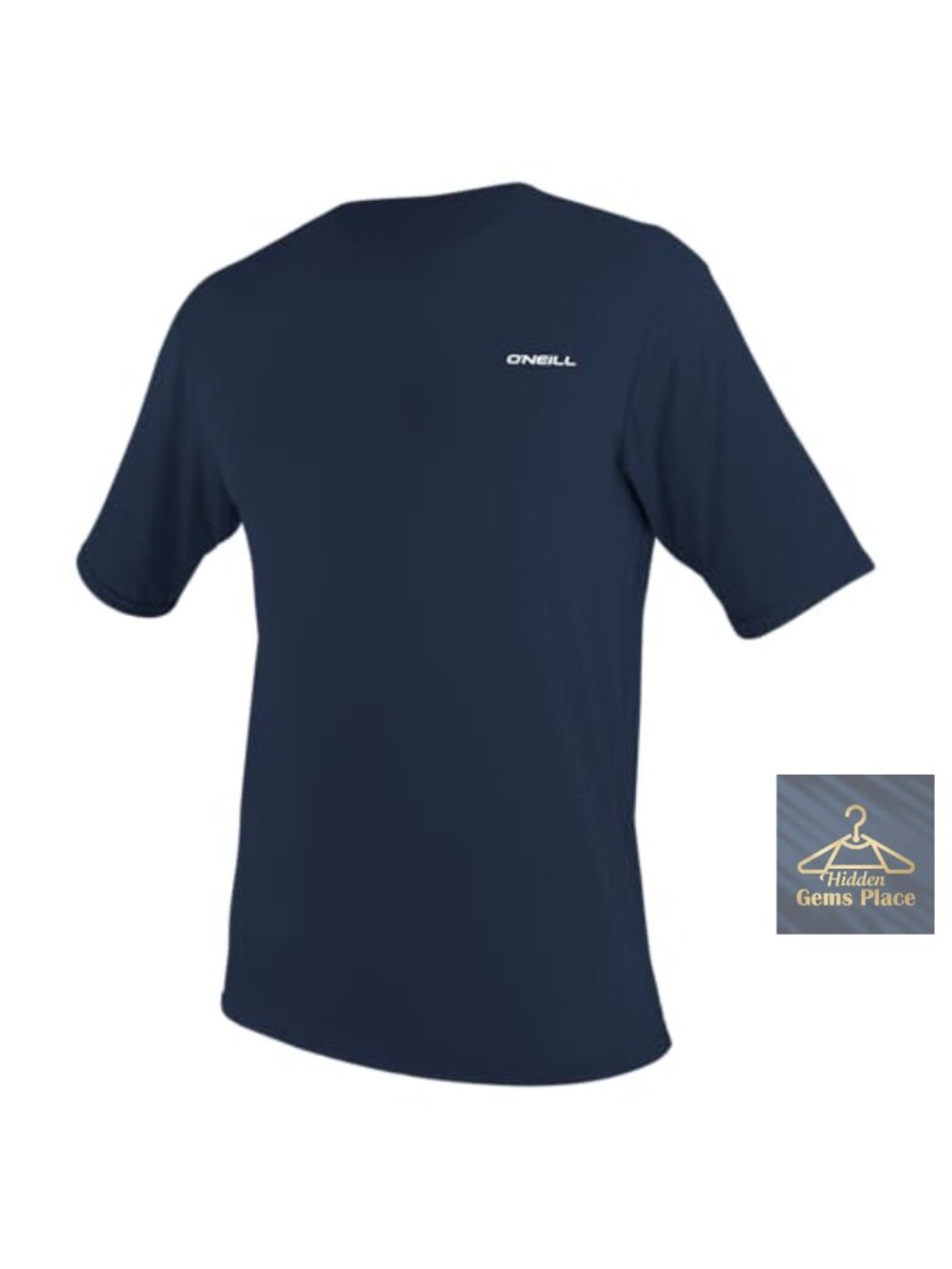 O'Neill Men's UPF 50+ Sun Shirt - Slim Fit Short Sleeve Rash Guard - Polyester